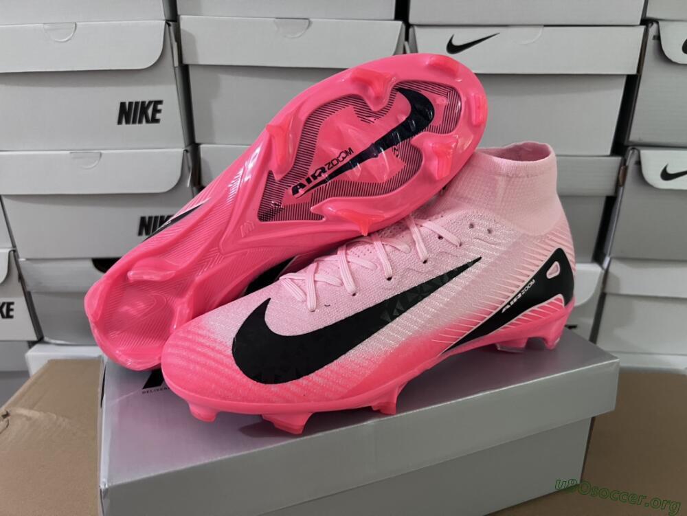 Nike Air Zoom Mercurial Superfly 10 Elite FG Football Boots - Pink/Red/Black