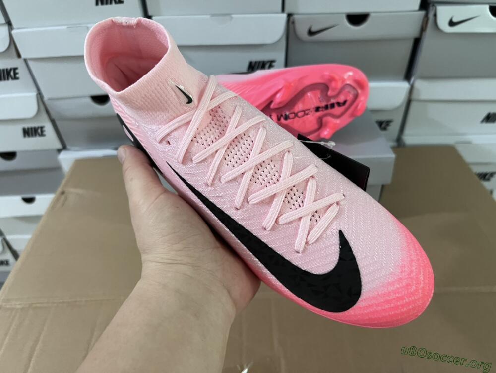 Nike Air Zoom Mercurial Superfly 10 Elite FG Football Boots - Pink/Red/Black