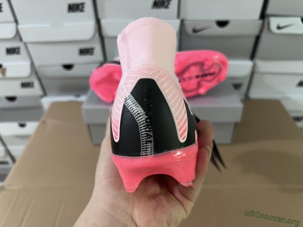 Nike Air Zoom Mercurial Superfly 10 Elite FG Football Boots - Pink/Red/Black