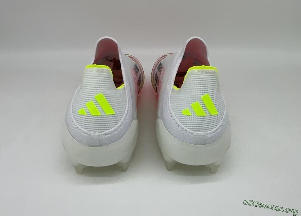 Adidas F50 Elite Laceless FG Football Boots - White/Red/Black