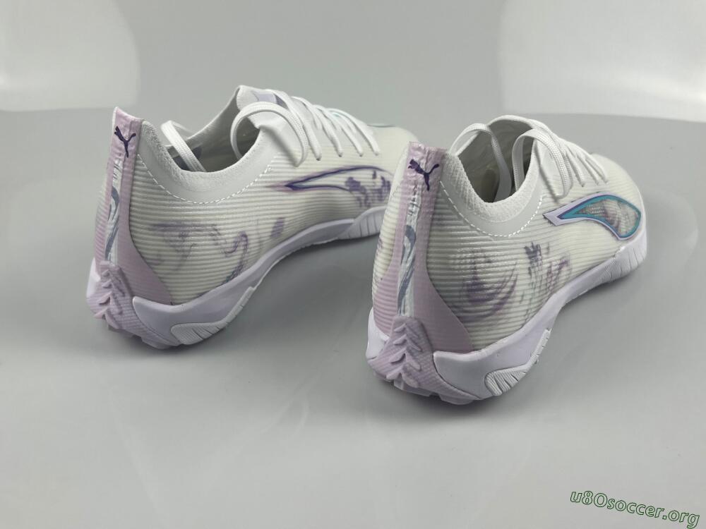 Puma Ultra Ultimate TF Football Shoes - White/Purple/Blue