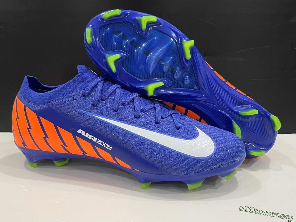 Nike Air Zoom Mercurial Vapor 16 Elite FG Football Boots - Blue/White/Orange