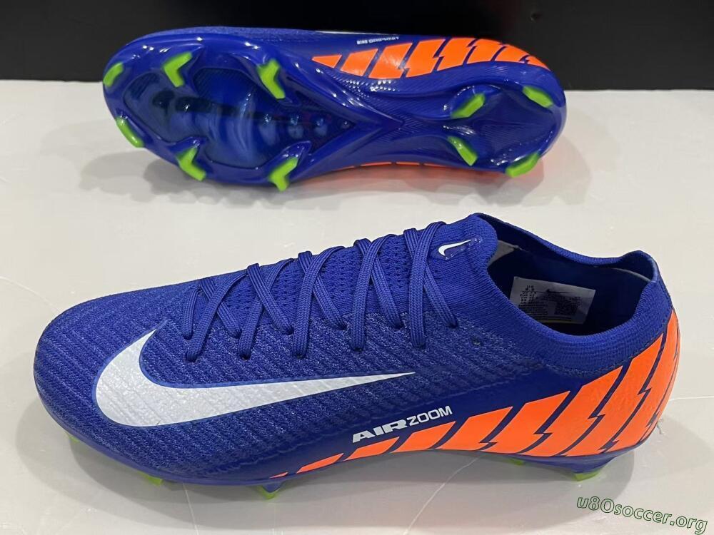 Nike Air Zoom Mercurial Vapor 16 Elite FG Football Boots - Blue/White/Orange