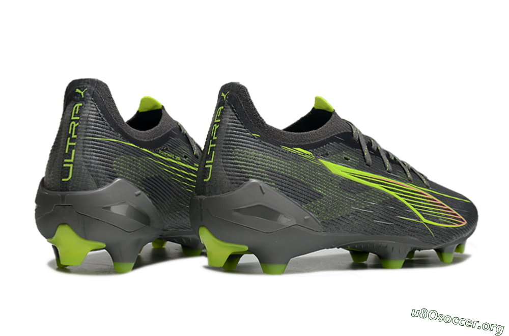 Puma Ultra Ultimate FG Football Boots - Oliver Green/Yellow 6