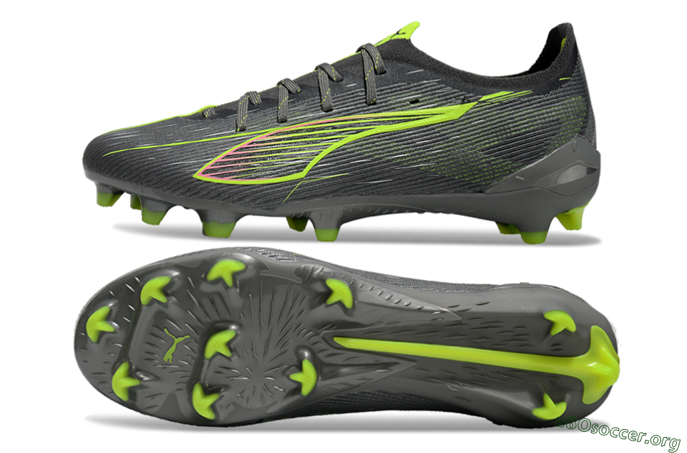 Puma Ultra Ultimate FG Football Boots - Oliver Green/Yellow 1