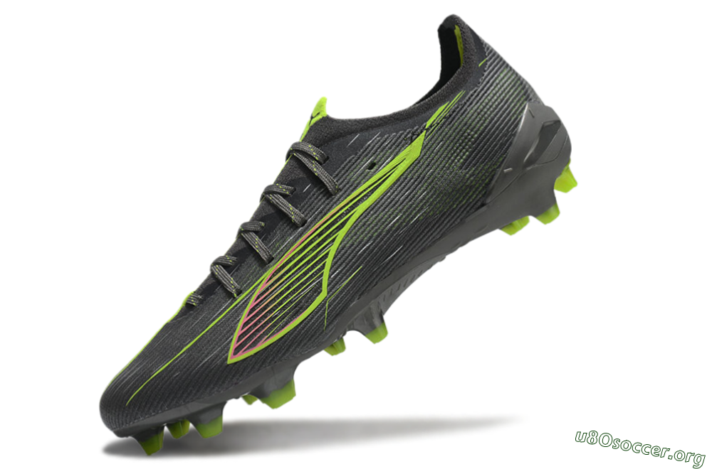 Puma Ultra Ultimate FG Football Boots - Oliver Green/Yellow 4