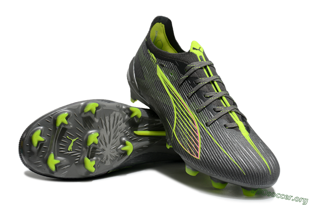 Puma Ultra Ultimate FG Football Boots - Oliver Green/Yellow 0