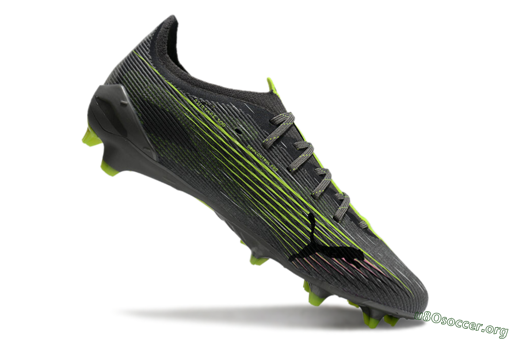 Puma Ultra Ultimate FG Football Boots - Oliver Green/Yellow 5