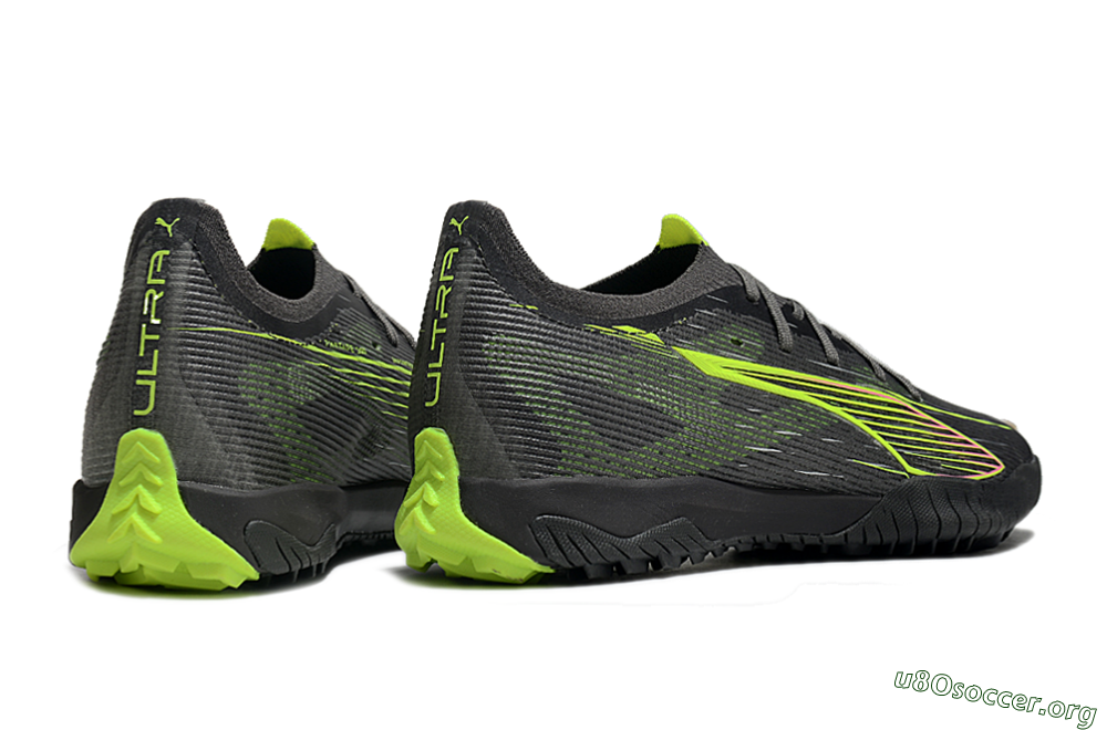 Puma Ultra Ultimate TF Football Shoes - Oliver Green/Yellow 6