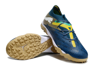 Puma x Neymar Future 7 Ultimate bna TF Football Shoes - Blue/Yellow/Green