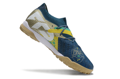 Puma x Neymar Future 7 Ultimate bna TF Football Shoes - Blue/Yellow/Green