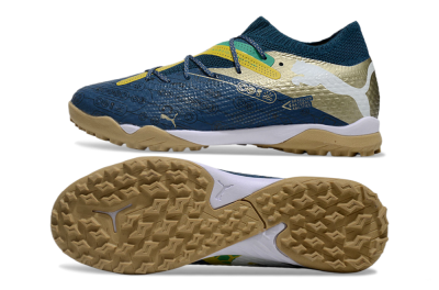 Puma x Neymar Future 7 Ultimate bna TF Football Shoes - Blue/Yellow/Green
