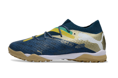Puma x Neymar Future 7 Ultimate bna TF Football Shoes - Blue/Yellow/Green