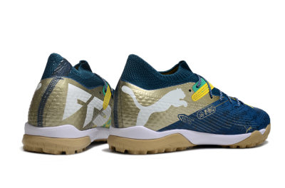 Puma x Neymar Future 7 Ultimate bna TF Football Shoes - Blue/Yellow/Green