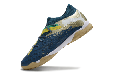 Puma x Neymar Future 7 Ultimate bna TF Football Shoes - Blue/Yellow/Green