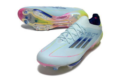 Adidas F50+ Lightstrike Elite FG Football Boots - Blue/Yellow/Pink