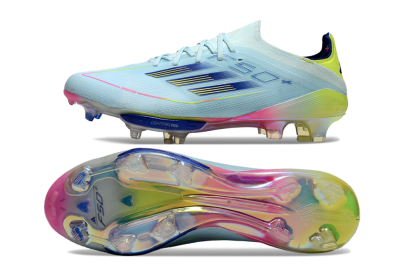 Adidas F50+ Lightstrike Elite FG Football Boots - Blue/Yellow/Pink