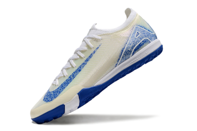 Nike Air Zoom Mercurial Vapor 16 Elite TF Football Shoes - White/Blue/Jade