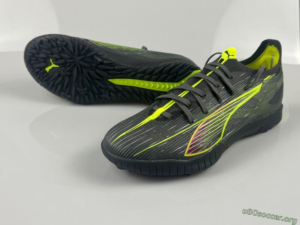 Puma Ultra Ultimate TF Football Shoes - Oliver Green/Yellow
