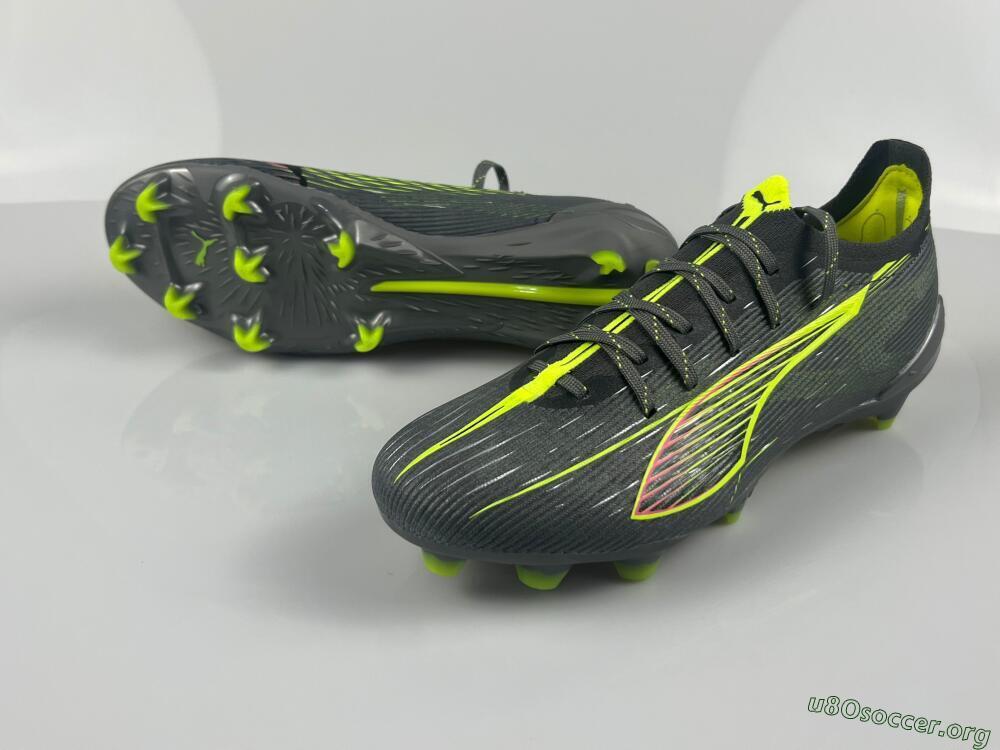 Puma Ultra Ultimate FG Football Boots - Oliver Green/Yellow