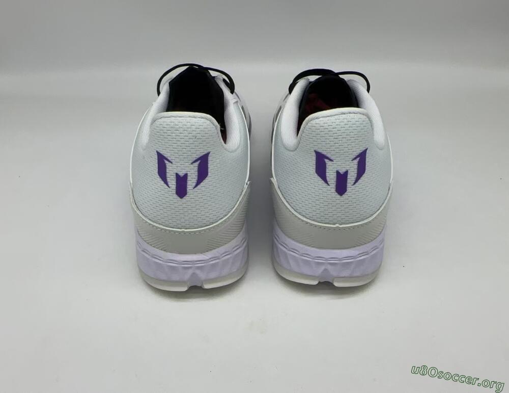 Adidas x Messi F50 Pro TF Football Shoes - White/Purple/Black