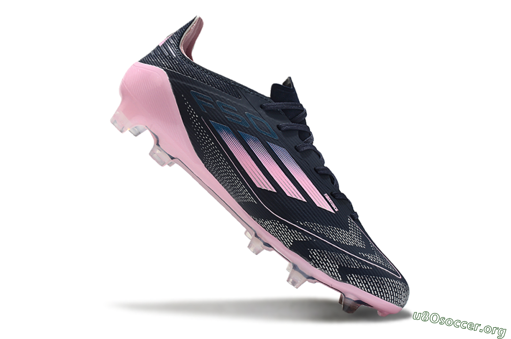 Adidas F50 Elite FG Football Boots - Blue/Pink 4