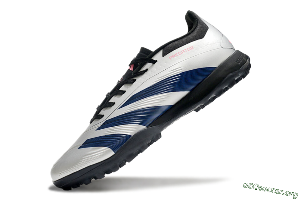 Adidas Predator 24 Elite TF Football Shoes - Silver/Blue/Pink 5