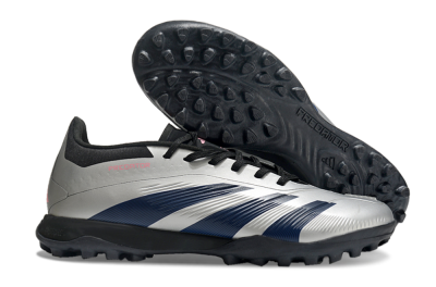 Adidas Predator 24 Elite TF Football Shoes - Silver/Blue/Pink