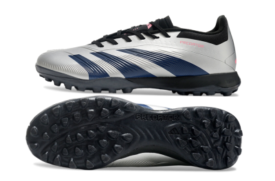 Adidas Predator 24 Elite TF Football Shoes - Silver/Blue/Pink