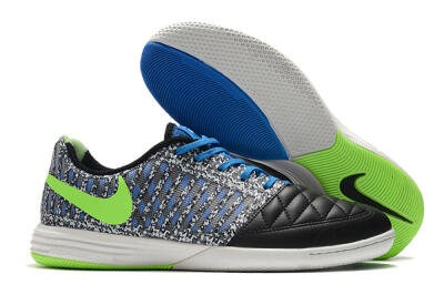 Nike Lunar Gato 2 IC Football Shoes - Black/Blue/Yellow