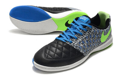 Nike Lunar Gato 2 IC Football Shoes - Black/Blue/Yellow
