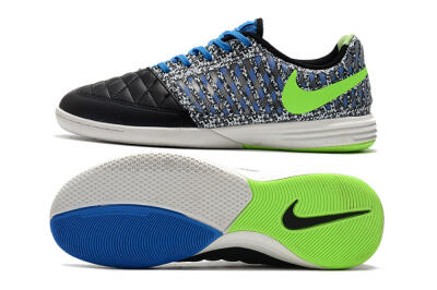 Nike Lunar Gato 2 IC Football Shoes - Black/Blue/Yellow