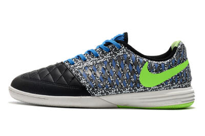 Nike Lunar Gato 2 IC Football Shoes - Black/Blue/Yellow