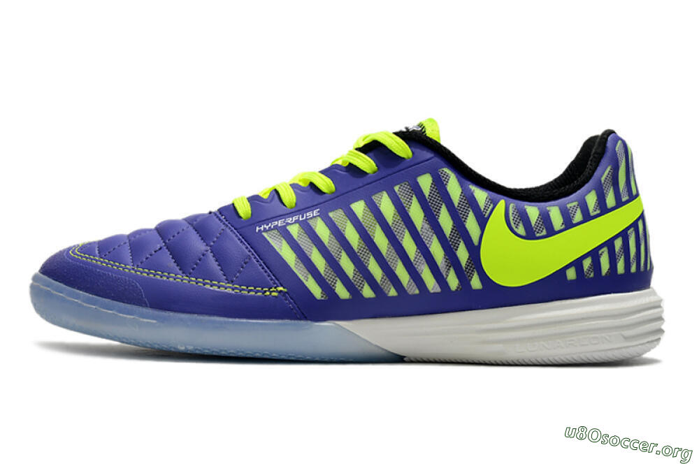 Nike Lunar Gato 2 IC Football Shoes - Blue/Yellow/White 3