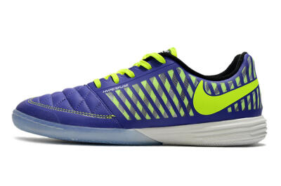Nike Lunar Gato 2 IC Football Shoes - Blue/Yellow/White