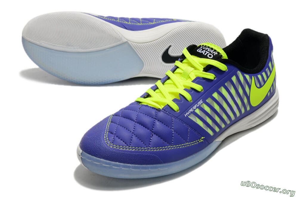 Nike Lunar Gato 2 IC Football Shoes - Blue/Yellow/White 0