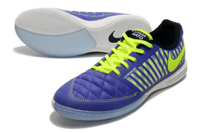 Nike Lunar Gato 2 IC Football Shoes - Blue/Yellow/White