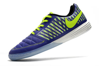 Nike Lunar Gato 2 IC Football Shoes - Blue/Yellow/White