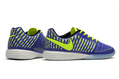 Nike Lunar Gato 2 IC Football Shoes - Blue/Yellow/White