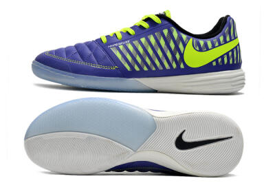 Nike Lunar Gato 2 IC Football Shoes - Blue/Yellow/White