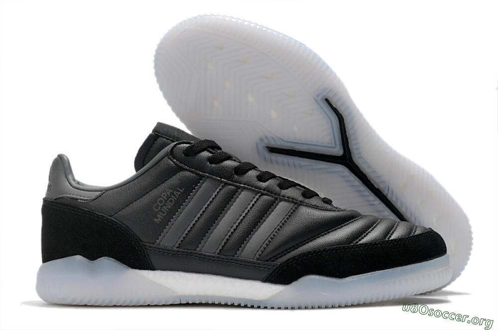 Adidas Copa Mundial IC Football Shoes - Black/White 2