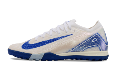 Nike Air Zoom Mercurial Vapor 16 Elite TF Football Shoes - White/Blue