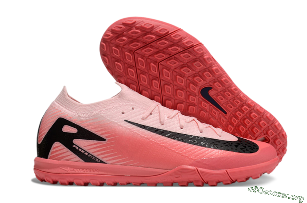 Nike Air Zoom Mercurial Vapor 16 Elite TF Football Shoes - Pink/Black 2
