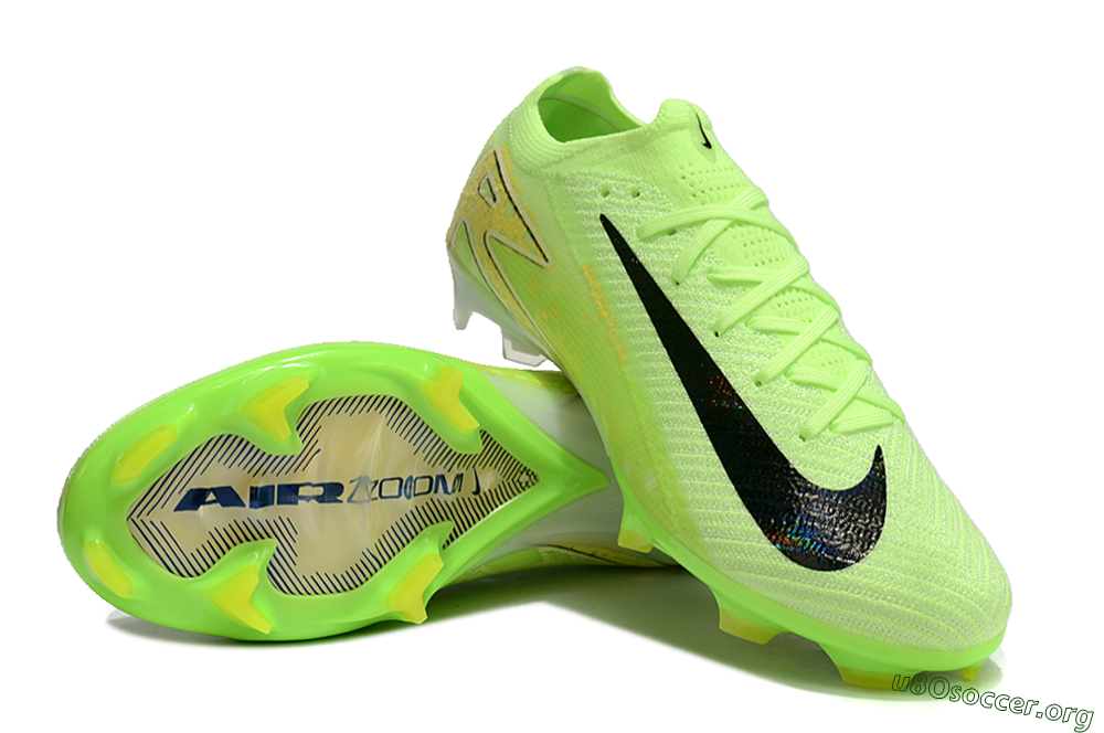 Nike Air Zoom Mercurial Vapor 16 Elite FG Football Boots - Green/Black/Yellow 0
