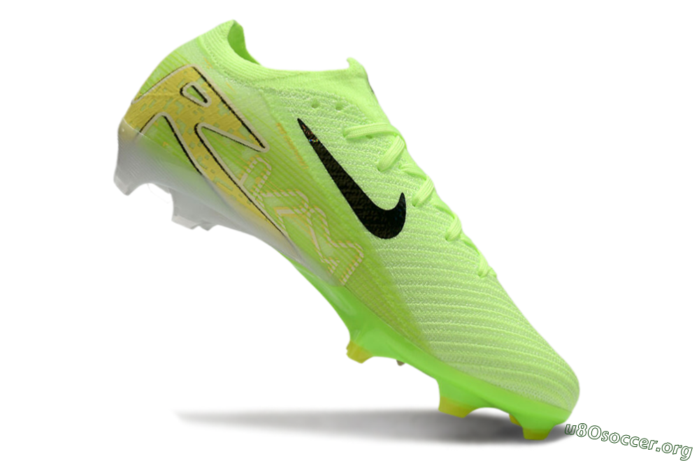 Nike Air Zoom Mercurial Vapor 16 Elite FG Football Boots - Green/Black/Yellow 4