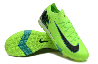 Nike Air Zoom Mercurial Vapor 16 Elite TF Football Shoes - Green/Black/Blue