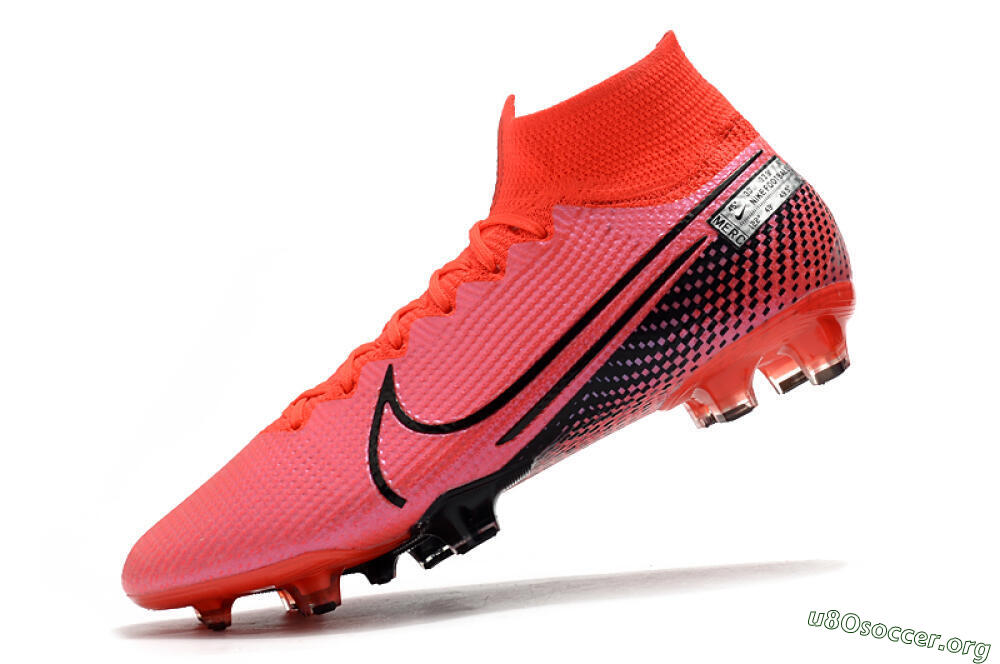 Nike Mercurial Superfly 7 Elite FG Football Boots - Red/Black 8