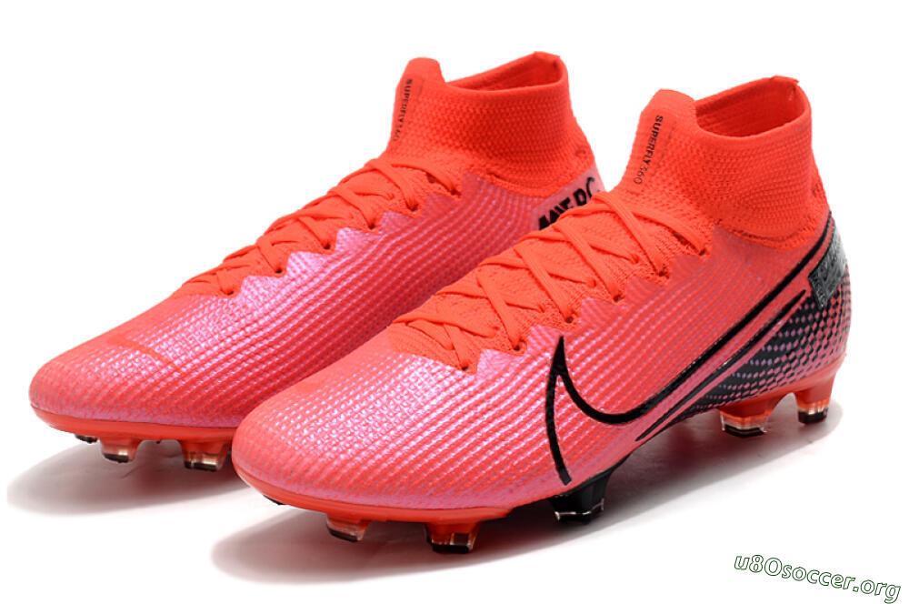 Nike Mercurial Superfly 7 Elite FG Football Boots - Red/Black 5