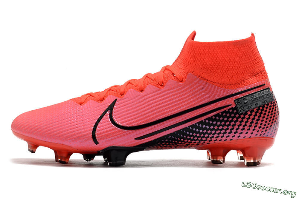 Nike Mercurial Superfly 7 Elite FG Football Boots - Red/Black 3