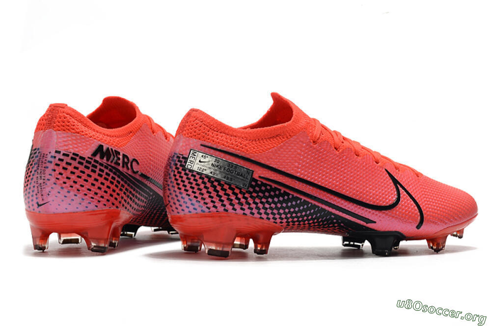 Nike Mercurial Vapor 13 Elite FG Football Boots - Red/Black 9